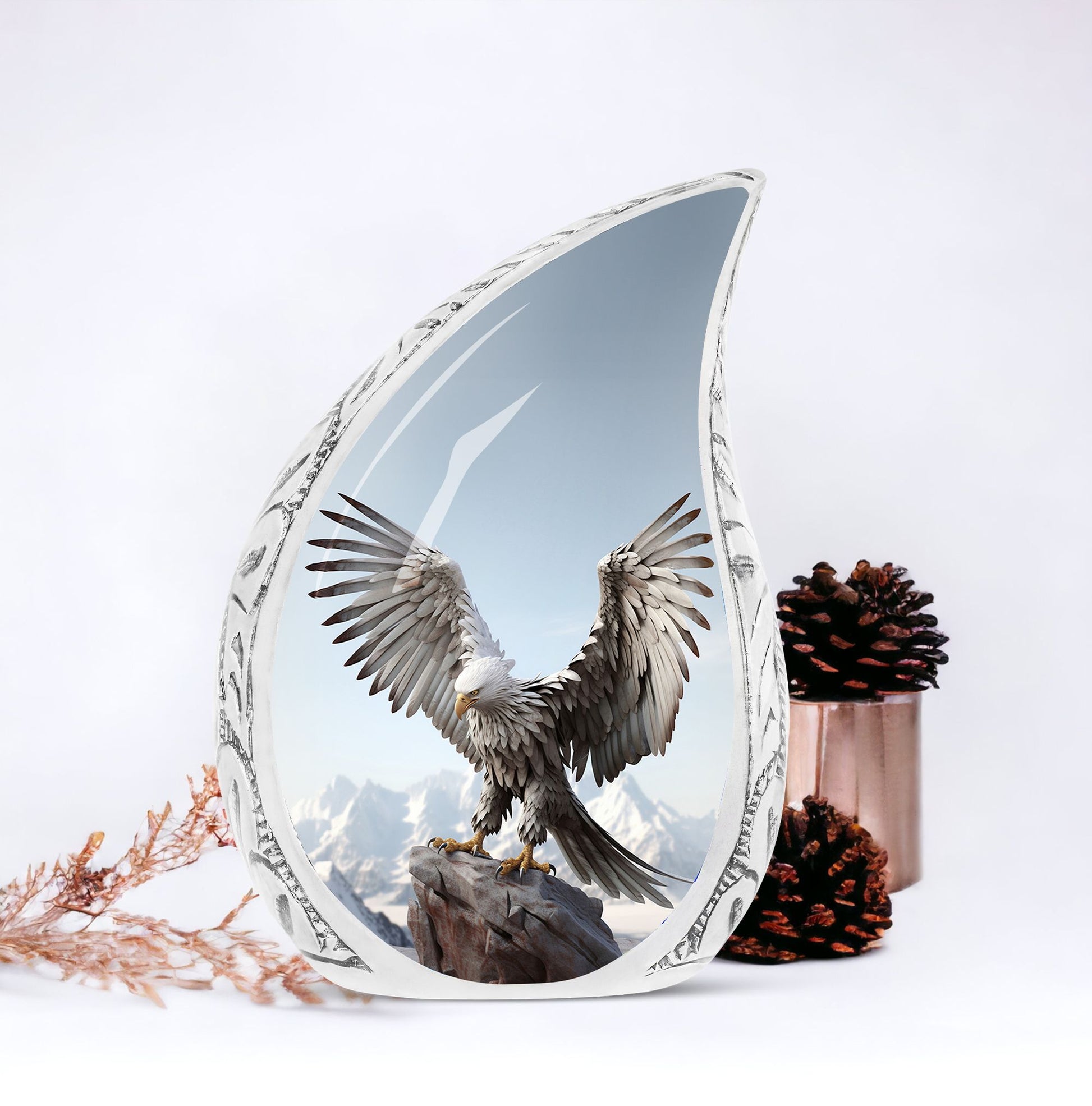 Classic 3-inch Eagle Urn for Ashes