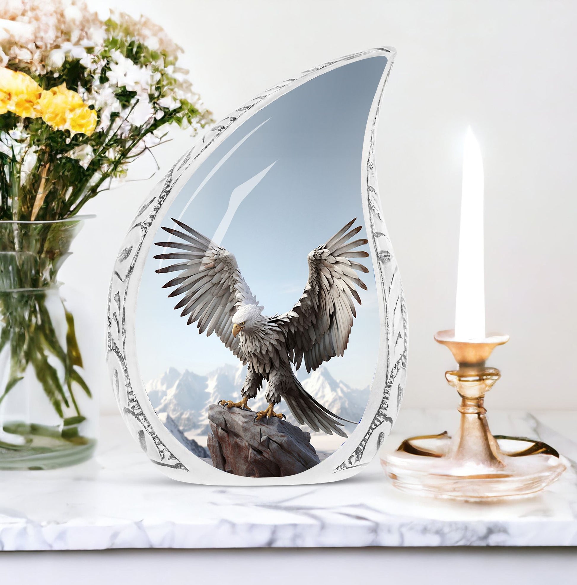 Classic 3-inch Eagle Urn for Ashes