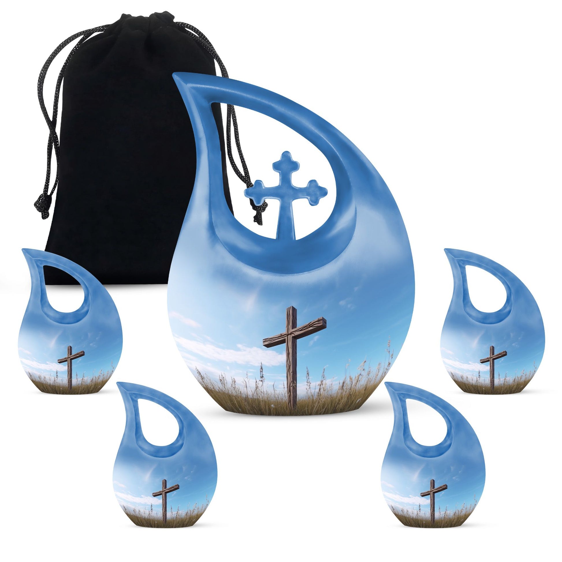 Heavenly Jesus Christ Urn containers to hold cremated ashes