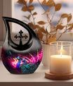 10-inch peacock urn