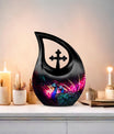 10-inch peacock urn
