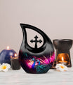 10-inch peacock urn