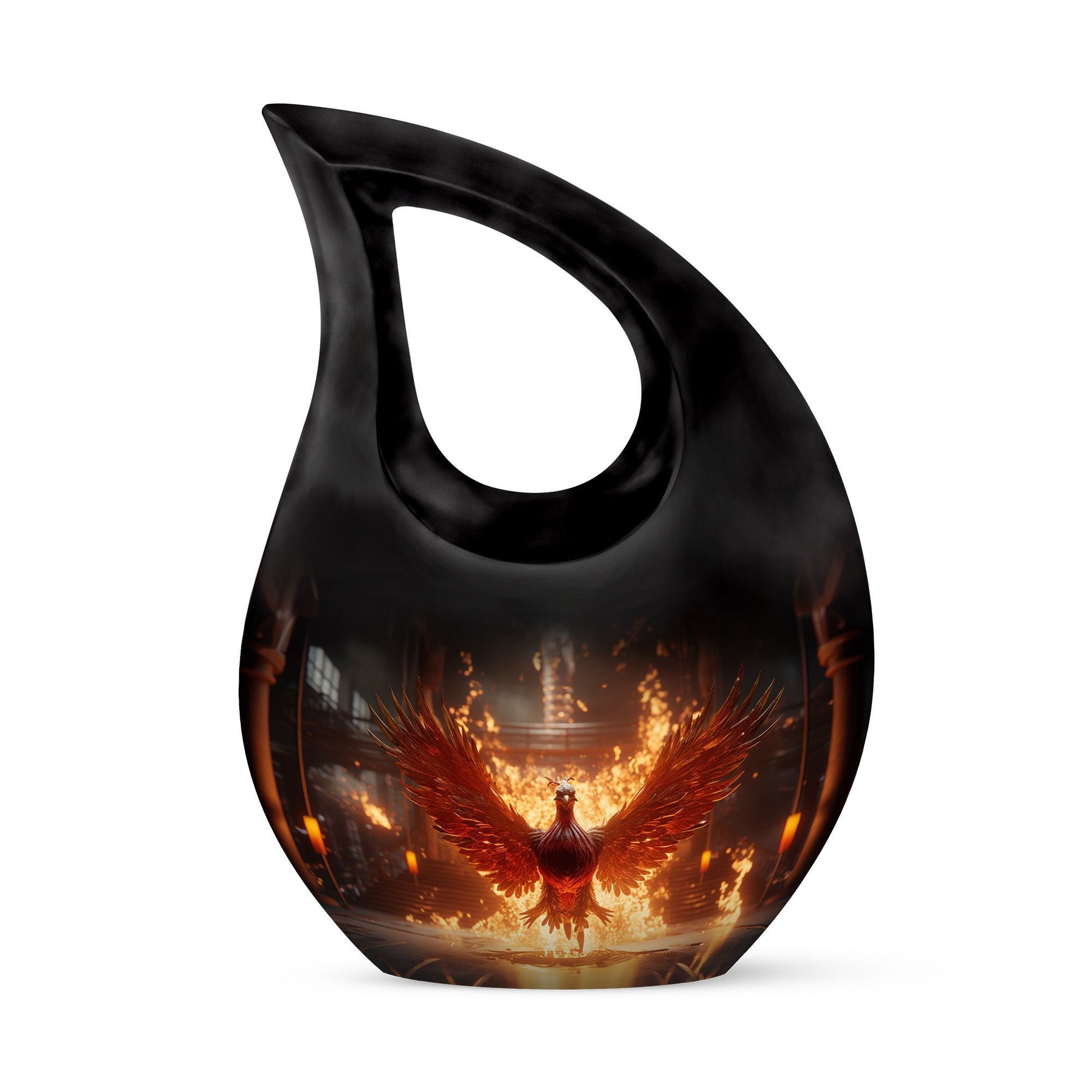 Phoenix Urn with Cross Drop design, 