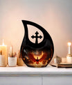 Phoenix Urn with Cross Drop design, 