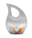 Phoenix Urn, 10 Inch Cross Drop Memorial Urn 