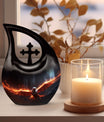 10-inch Phoenix Urn, Small Urns For Ashes For Adults 