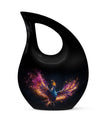 10 inch Phoenix Urn with modern Cross Drop design,