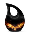 10-inch Large Phoenix Urn with Cross Drop 