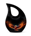 10-inch Phoenix Urn Box For Ashes with Cross Drop design