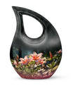 Medium-sized Lilly Flower Urn with Cross Drop design,