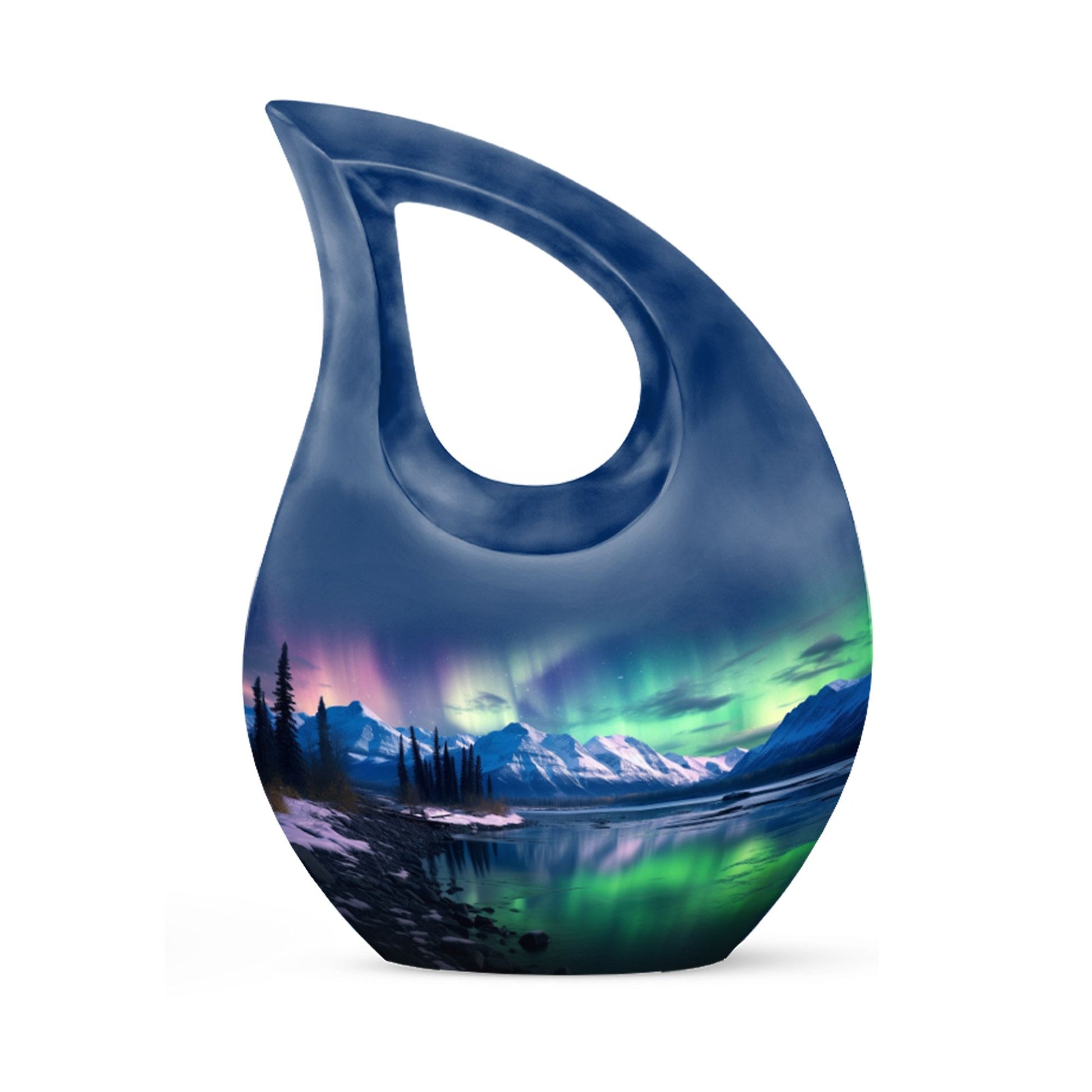 Aurora Urn in Cross Drop Design, Memorial