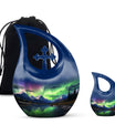A 10-inch Aurora Urn in Cross-Drop design, 