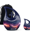 10-inch Aurora Urn, Cross Drop design, keepsake cremation 