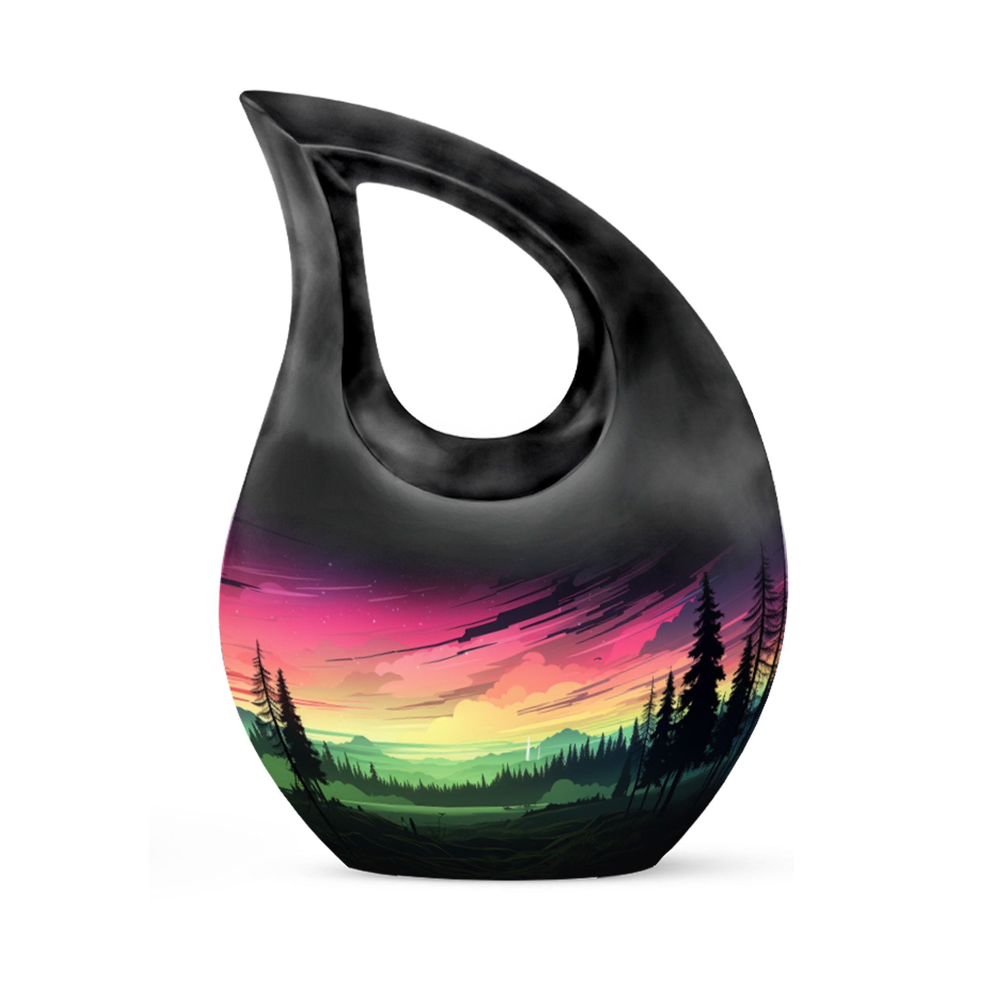 Aurora Urn, 10-inch Designer Memorial Urn for Ashes 