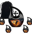 Cross Drop Large Football Urn