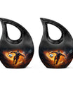 Cross Drop Large Football Urn