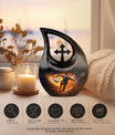 Cross Drop Large Football Urn
