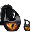 Cross Drop Large Football Urn