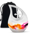 Abstract 10-inch Cremation Urn