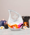 Abstract 10-inch Cremation Urn