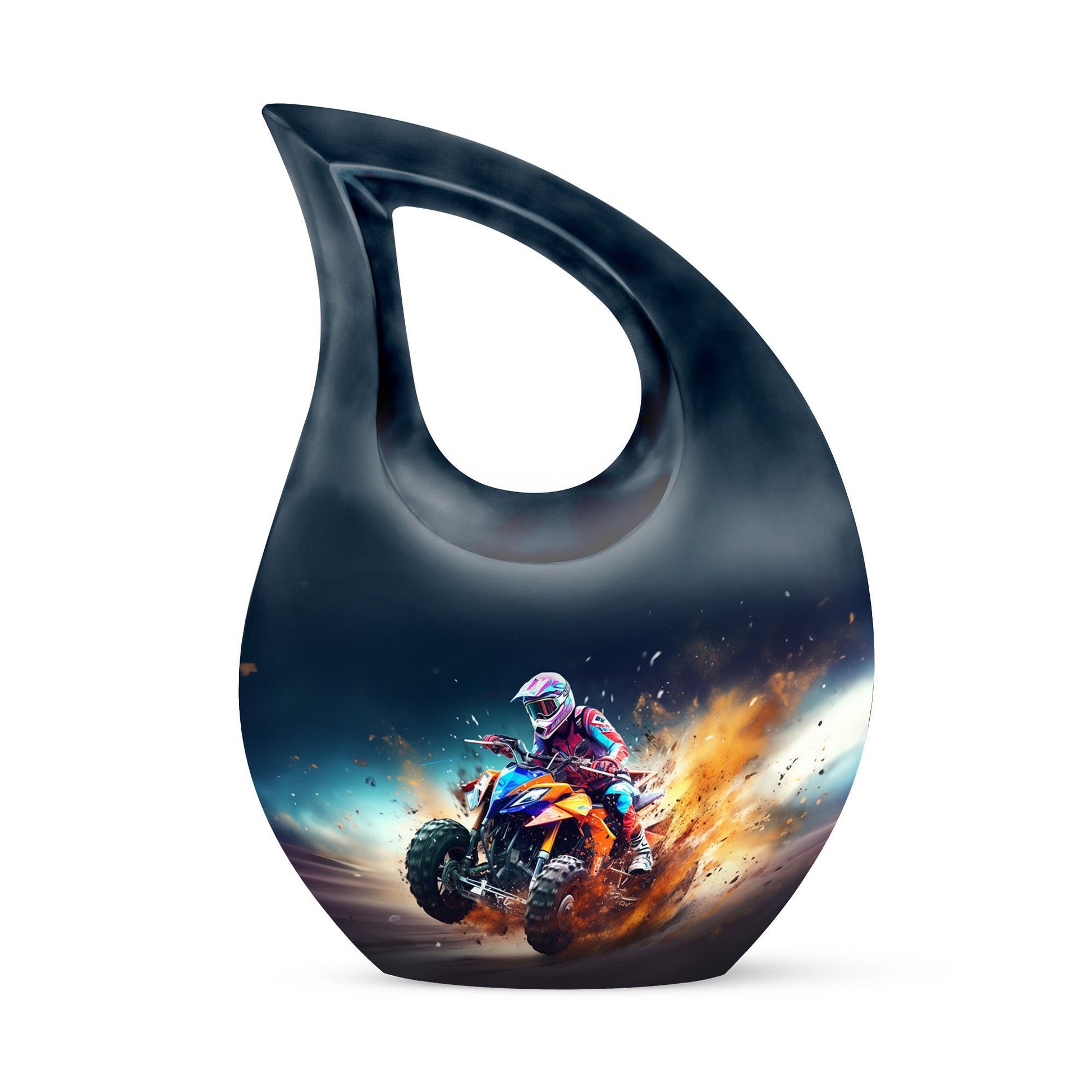 Bike Race Urn