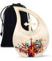 A 10-Inch Stylized Violin Abstract urn