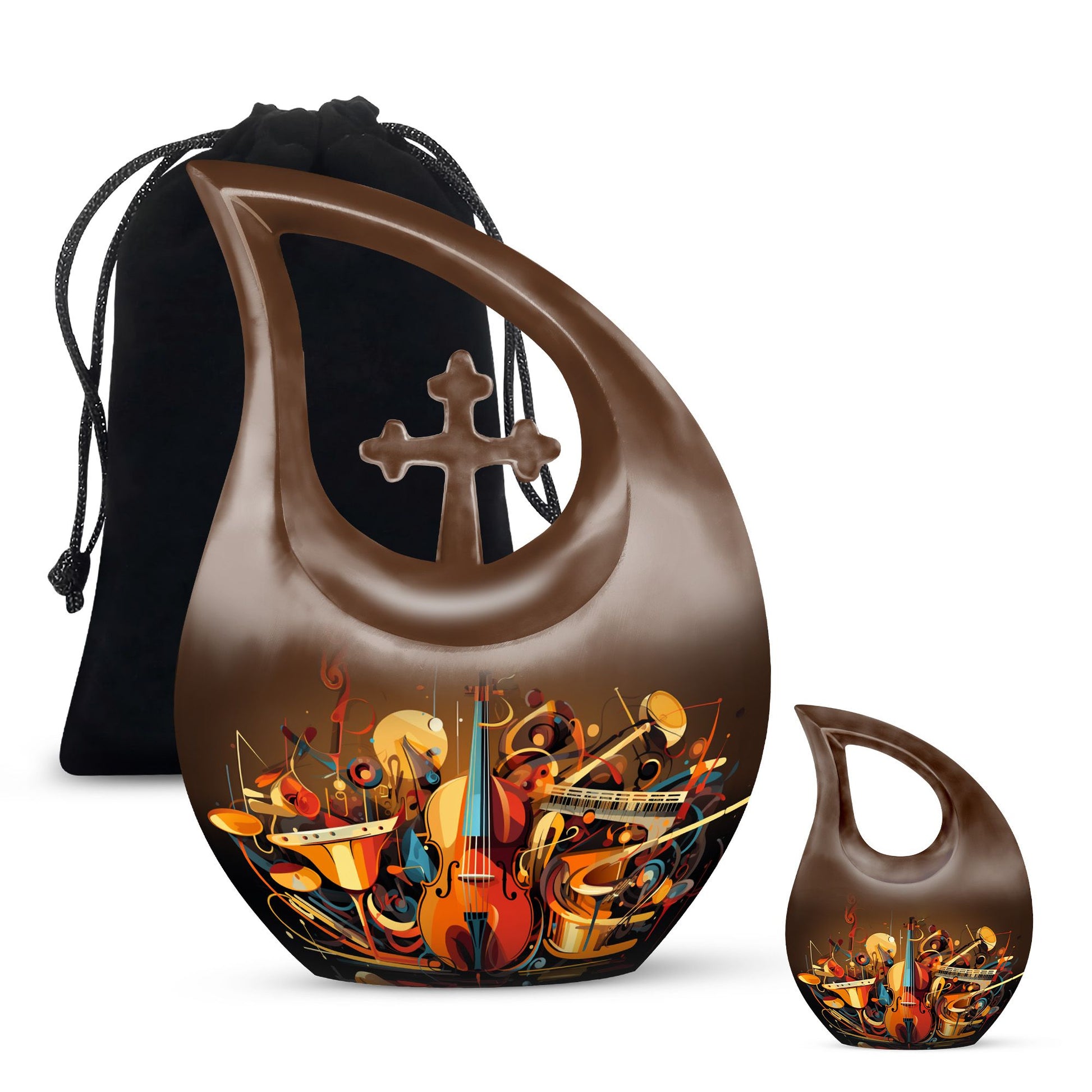 10-inch Orchestral Abstract Fantasy Companion Cremation Urn