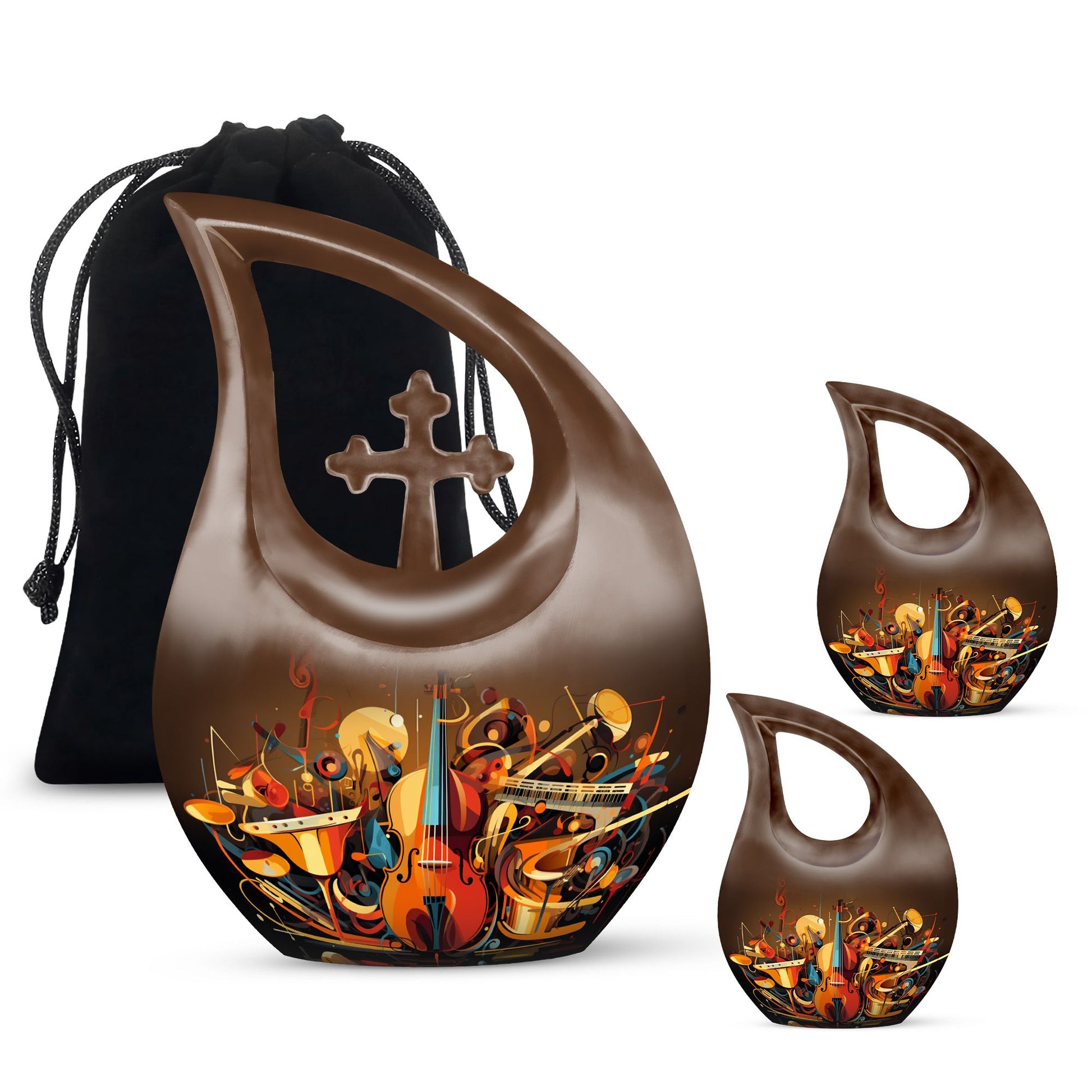 10-inch Orchestral Abstract Fantasy Companion Cremation Urn