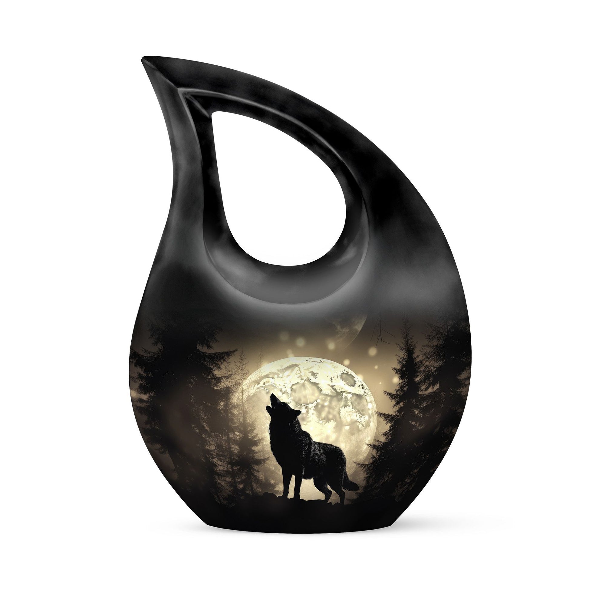 10-inch Moonlight Howl Urn, 