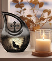 10-inch Moonlight Howl Urn, 