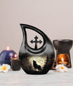 10-inch Moonlight Howl Urn, 