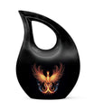 10-inch Phoenix Illustration Urn 