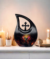 10-Inch Humming Bird Urn, 