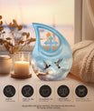 10 Inch Humming Bird Urn