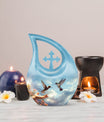 10 Inch Humming Bird Urn