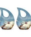 10-inch Humming Bird urn 
