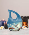 10-inch Humming Bird Urn, 