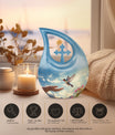 10-inch Humming Bird Urn, 