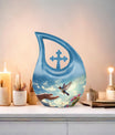 10-inch Humming Bird Urn, 