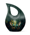 10 Inch Blue Humming Bird Memorial Urn 