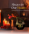 10 Inch Blue Humming Bird Memorial Urn 