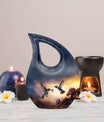 10-Inch Humming Bird Urn