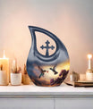 10-Inch Humming Bird Urn