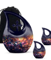 10 Inch Cross Drop Humming Bird Urn 