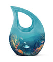 10-inch Fish In Ocean Urn,