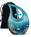 10-inch Fish In Ocean Urn,