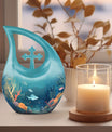 10-inch Fish In Ocean Urn,