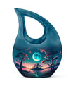 Blue Full Moon urn 