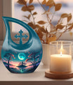 Blue Full Moon urn 