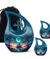 Blue Full Moon urn 